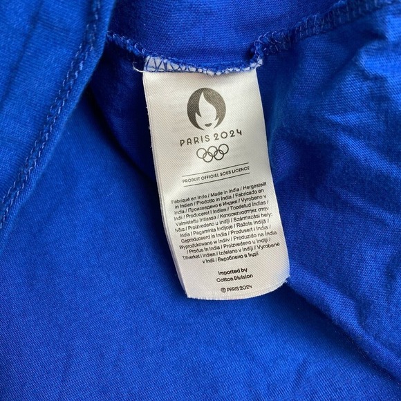 PARIS 2024 OLYMICS‎ T-Shirt OFFICALLY Licensed Authentic Size Large Blue Tee. - Picture 5 of 13